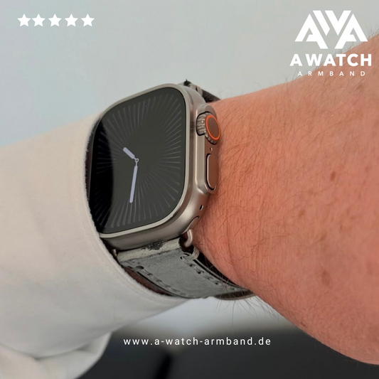 Warum eine Apple Watch Ultra mit einem Lederarmband nutzen?