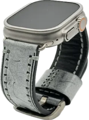 Apple Watch Armband Vintage Schwarz Ultra