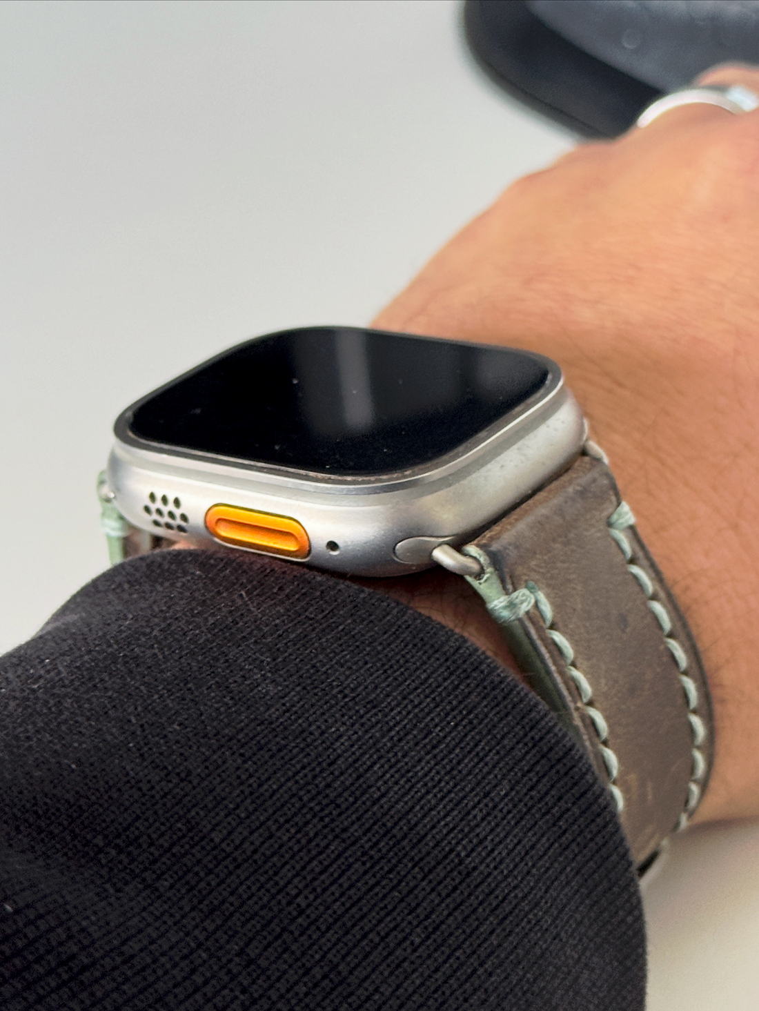 Apple Watch Lederarmband Patina: Zeitlose Eleganz am Handgelenk