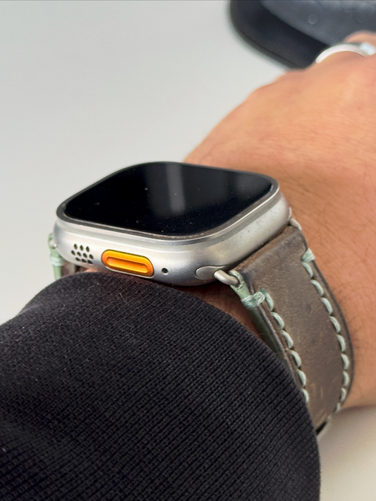 Apple Watch Lederarmband Patina: Zeitlose Eleganz am Handgelenk